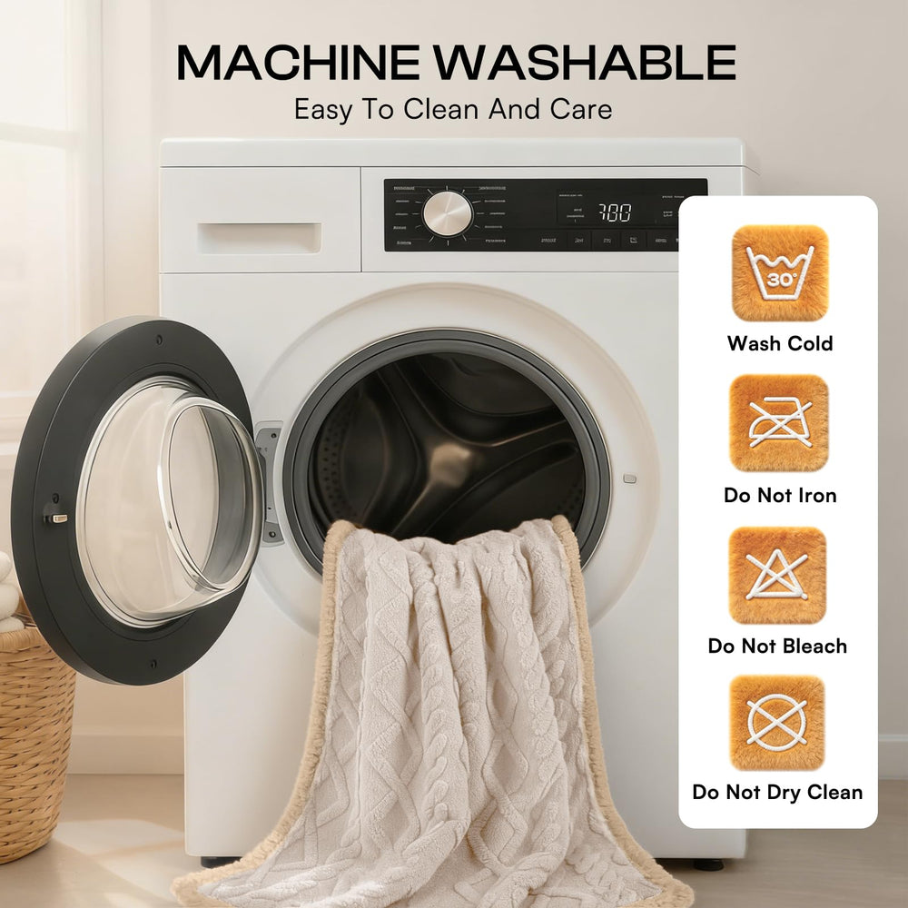 Luciphia Waterproof Pet Blanket beige detail emphasizes durable interior protection