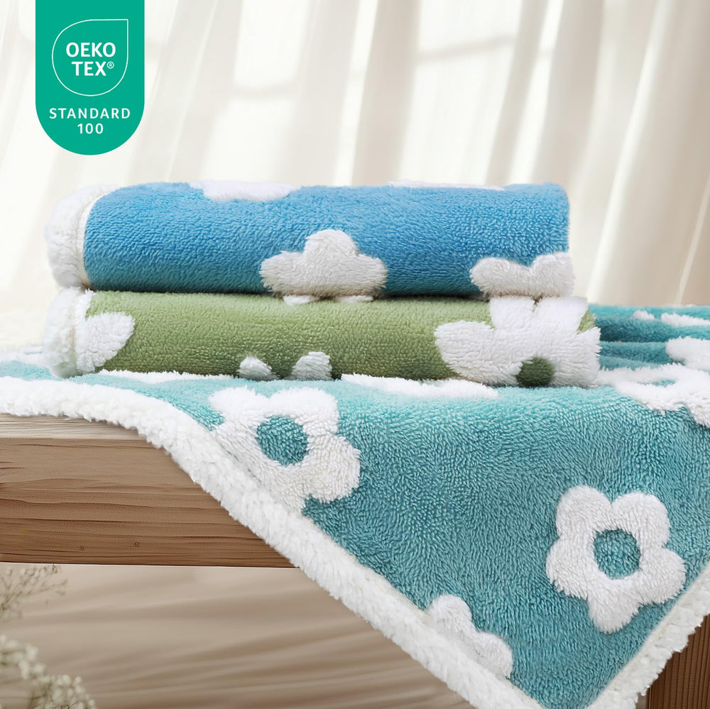 Luciphia Waterproof Pet Blanket shown with a dog and cat for versatile home use