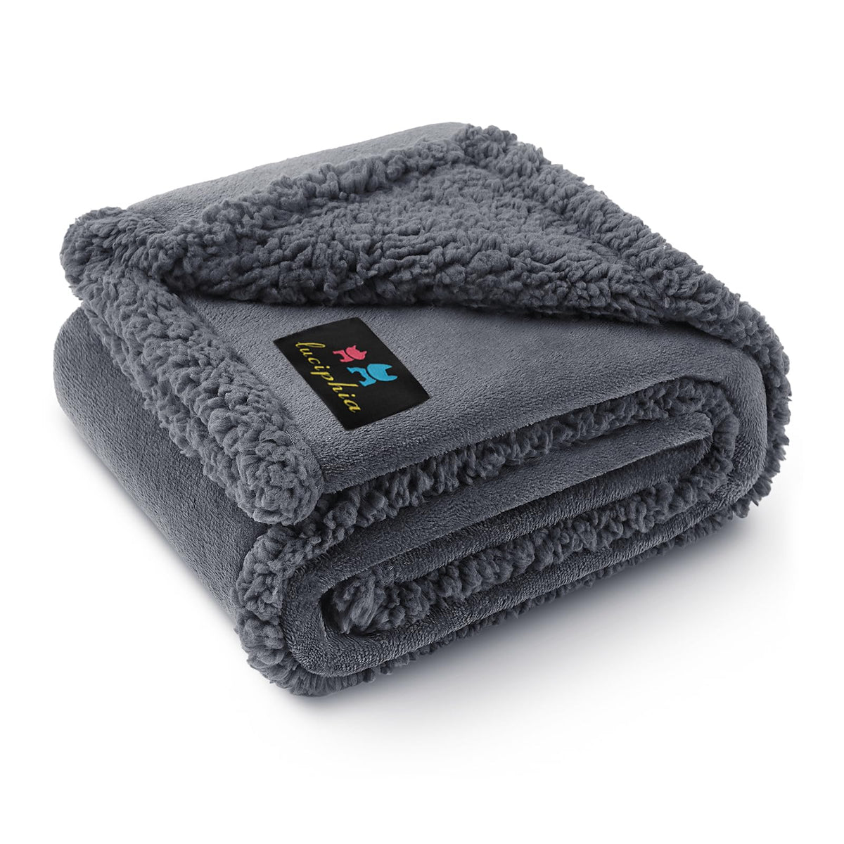 Luciphia waterproof pet blanket surface closeup protects furniture from spills
