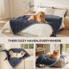 Luciphia warm fleece side highlights skin-friendly comfort for naps.