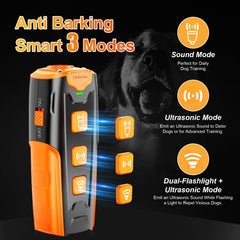 Lucken Bee dog bark deterrent ultrasonic mode — humane, tone-free learning aid.
