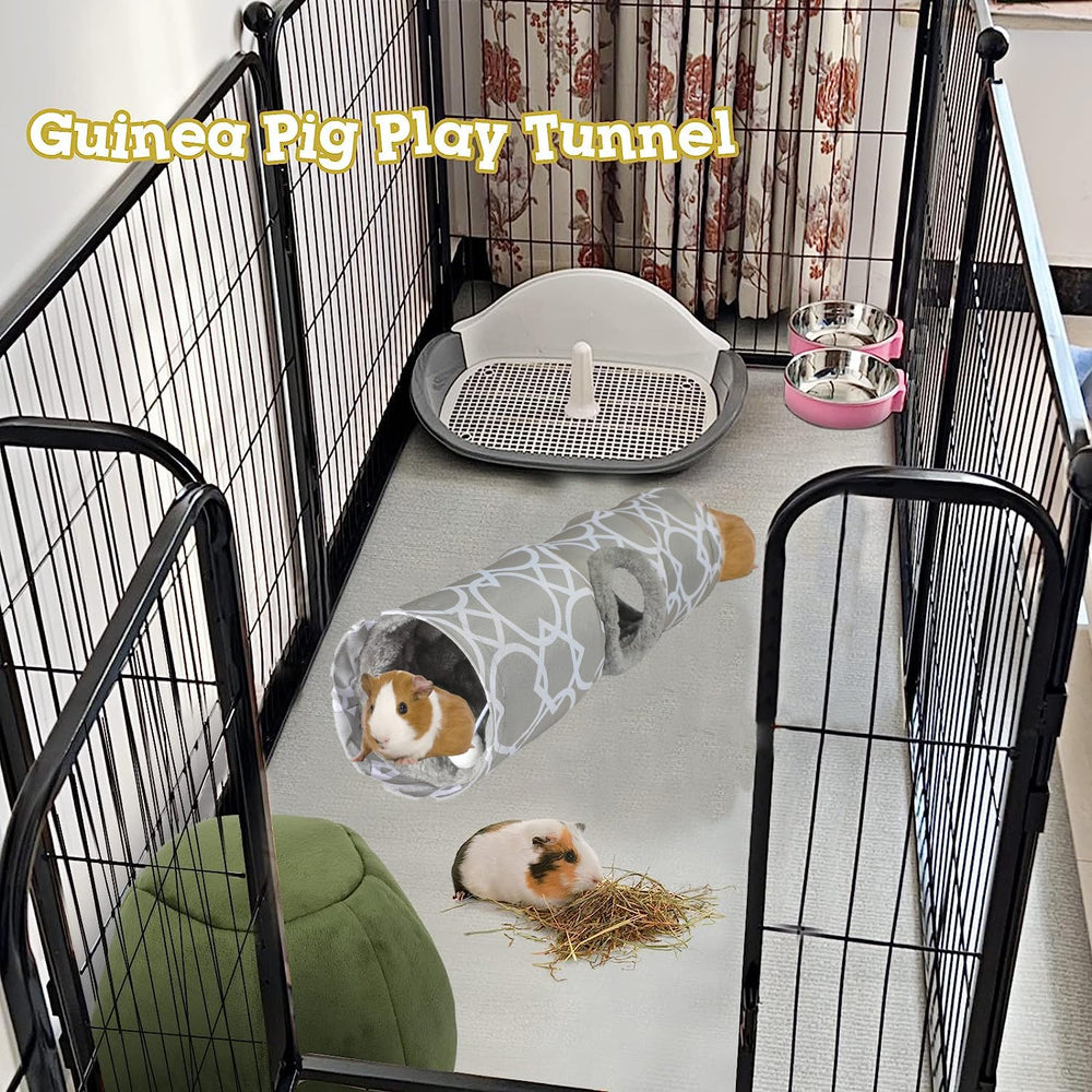 LUCKITTY 19-inch length and 6-inch diameter tube provides generous space to turn around