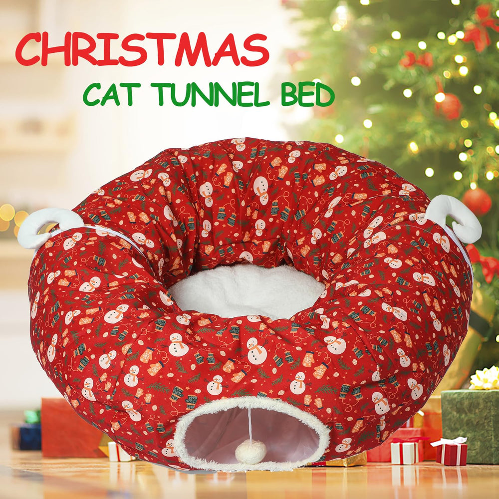 LUCKITTY holiday-ready design complements seasonal decor while providing a cozy retreat.