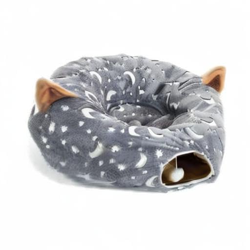 LUCKITTY Cat Tunnel Bed small pet compatible for cats and small dogs