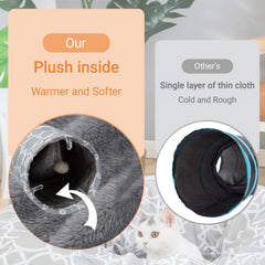 LUCKITTY collapsible storage design makes it easy to tuck away after play.