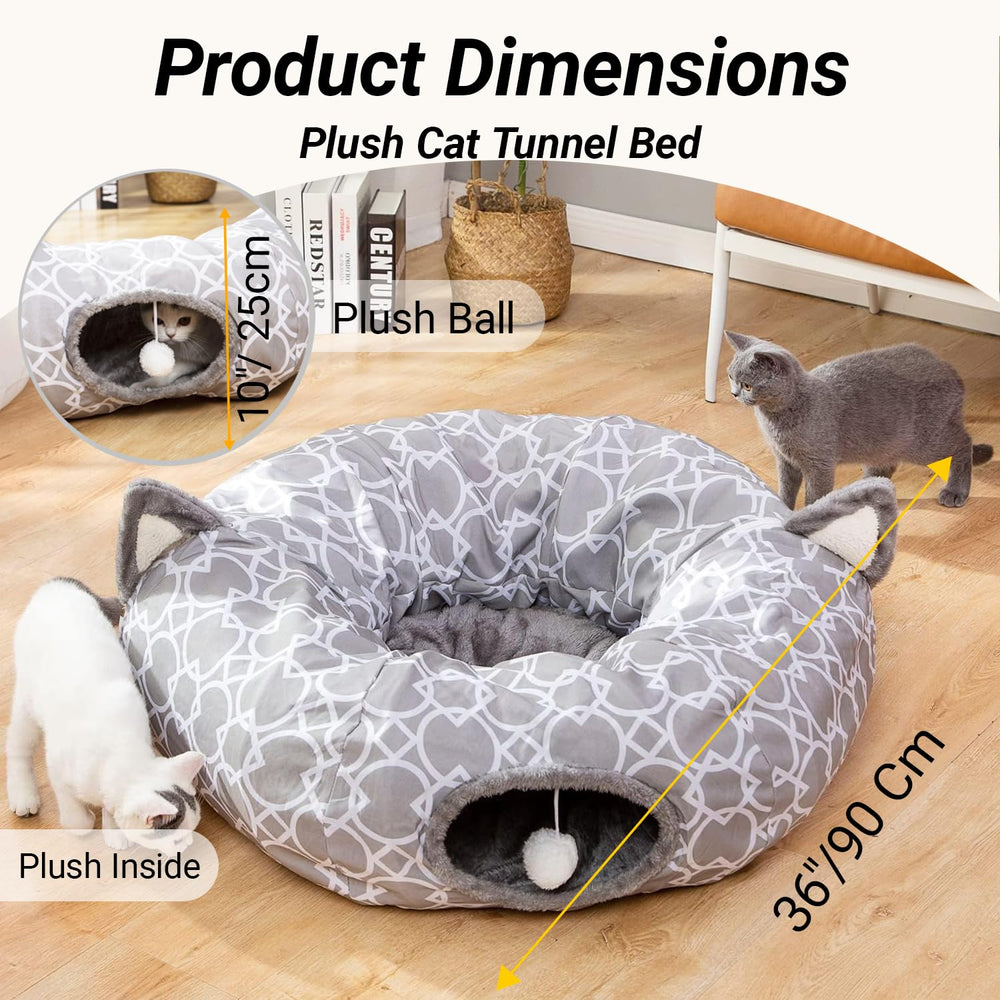 LUCKITTY soft crinkling lining keeps cats engaged during fun.