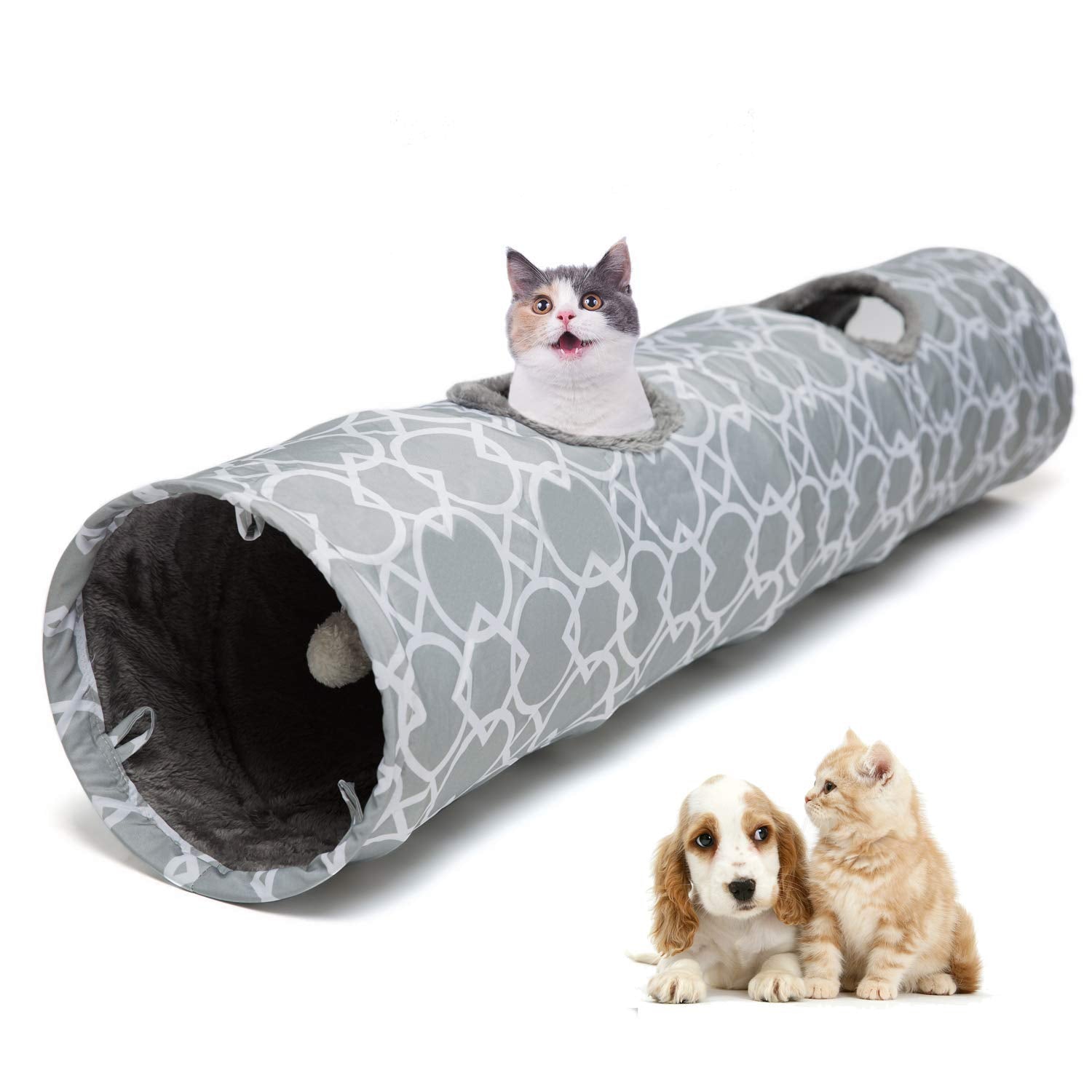 LUCKITTY included balls promote interactive, enriching play.