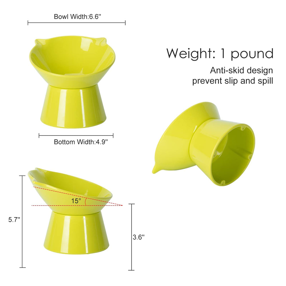 LuckyPots whisker-friendly cat bowls reduce whisker fatigue during meals.