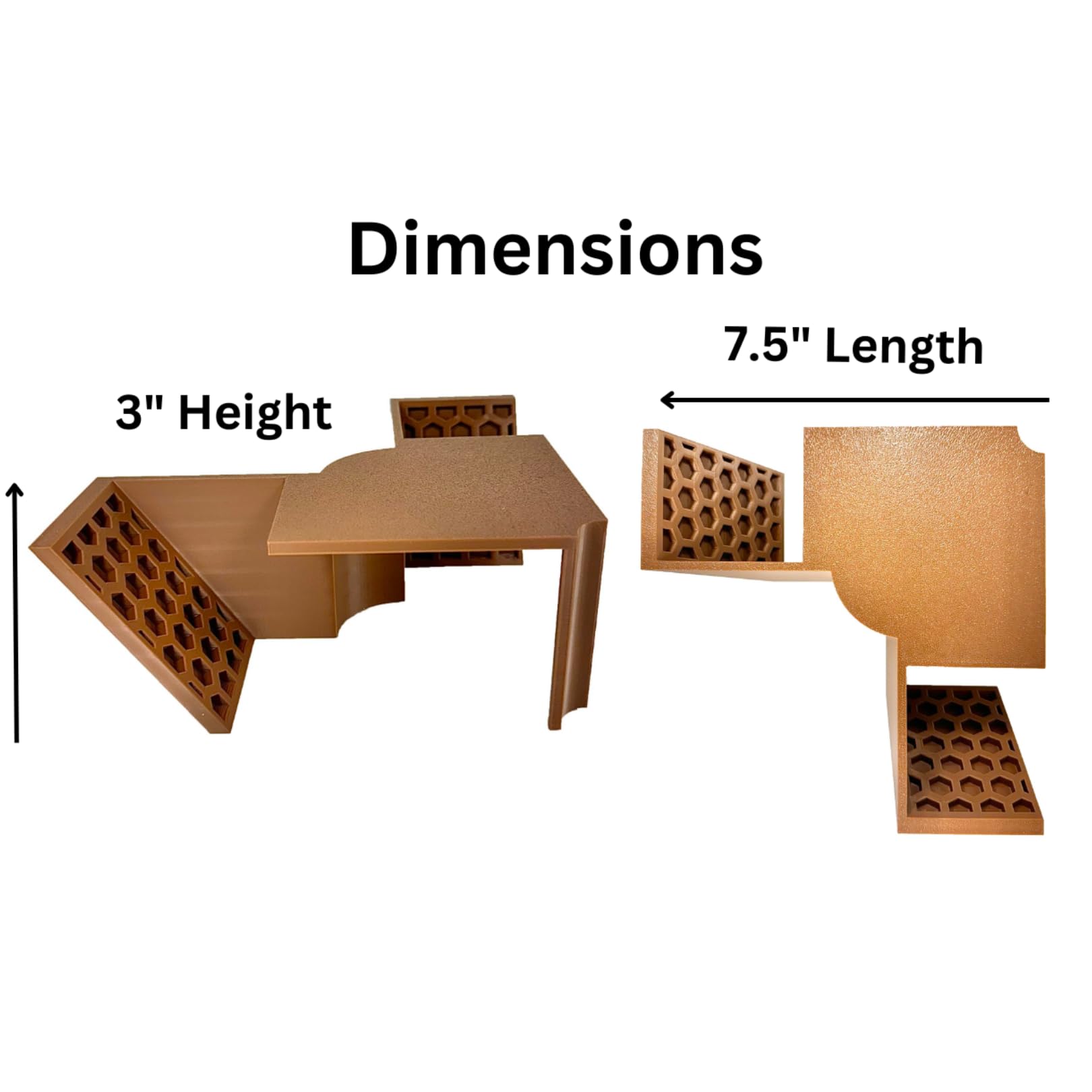 Lucky Critter Hermit Crab Tank Enrichment Climbing promotes active tank play.