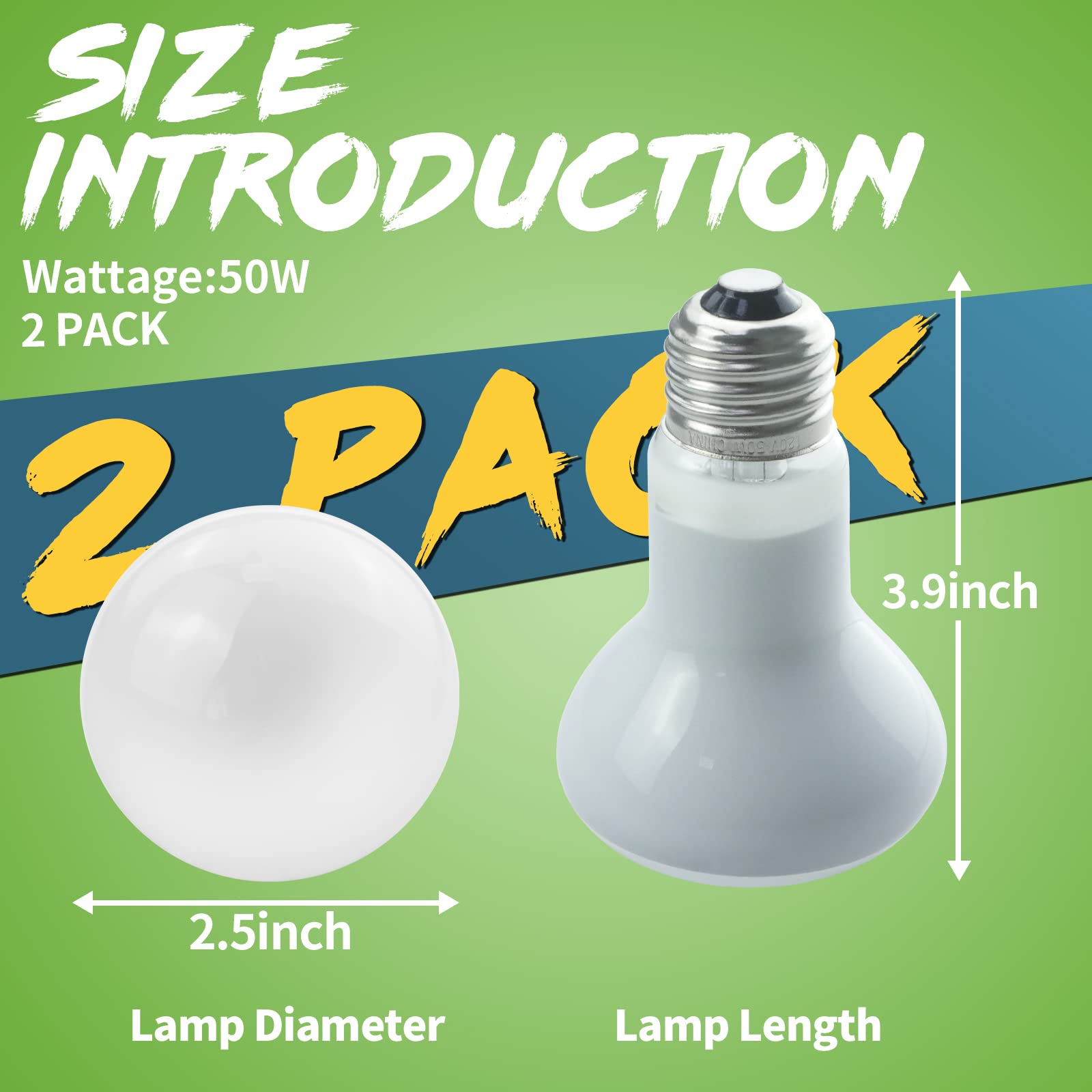 LUCKY HERP terrarium-heating-light illuminating warm zones for bearded dragons and turtles.