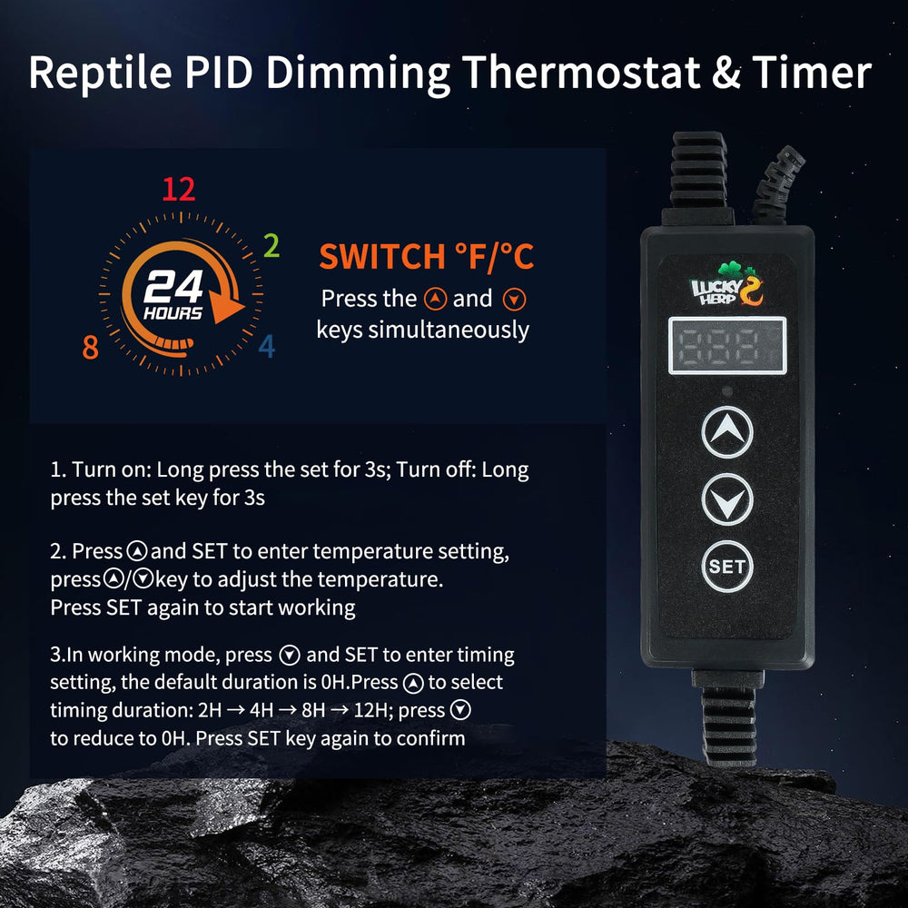 LUCKY HERP aluminium reflector: boosts UVA/UVB output and even heat distribution