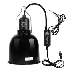 LUCKY HERP dome 5.5-inch deep dome: compact heat zone for small terrariums