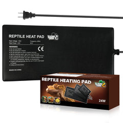 Lucky Herp reptile heat pad front view provides even warmth for terrariums.