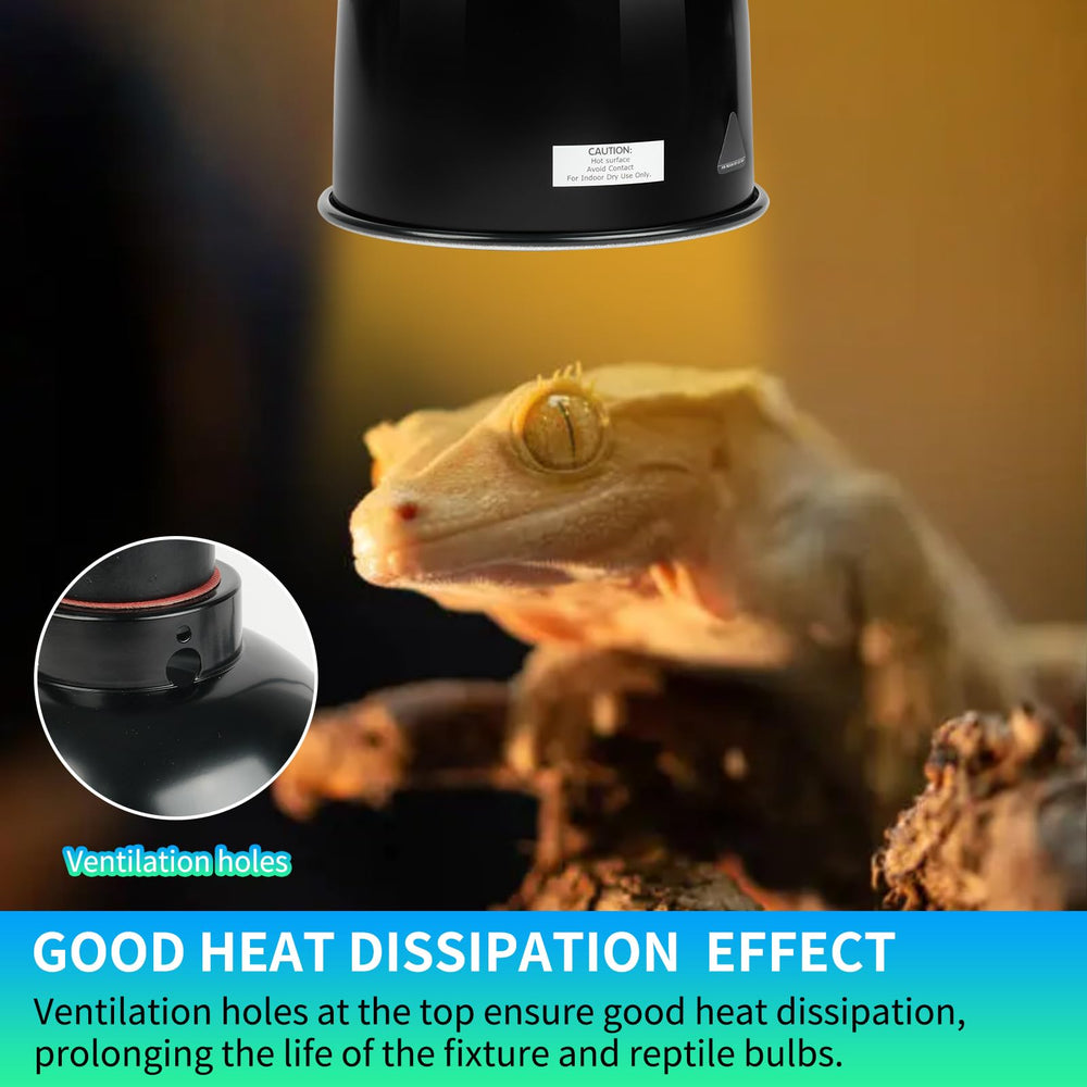 LUCKY HERP top cooling holes: improved ventilation to prevent overheating