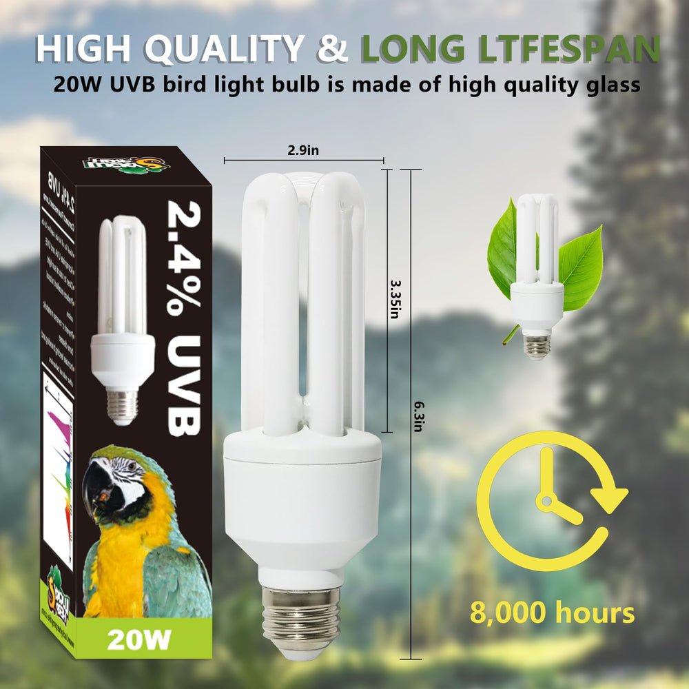 LUCKY HERP UVB bulb in standard E26 socket for easy setup