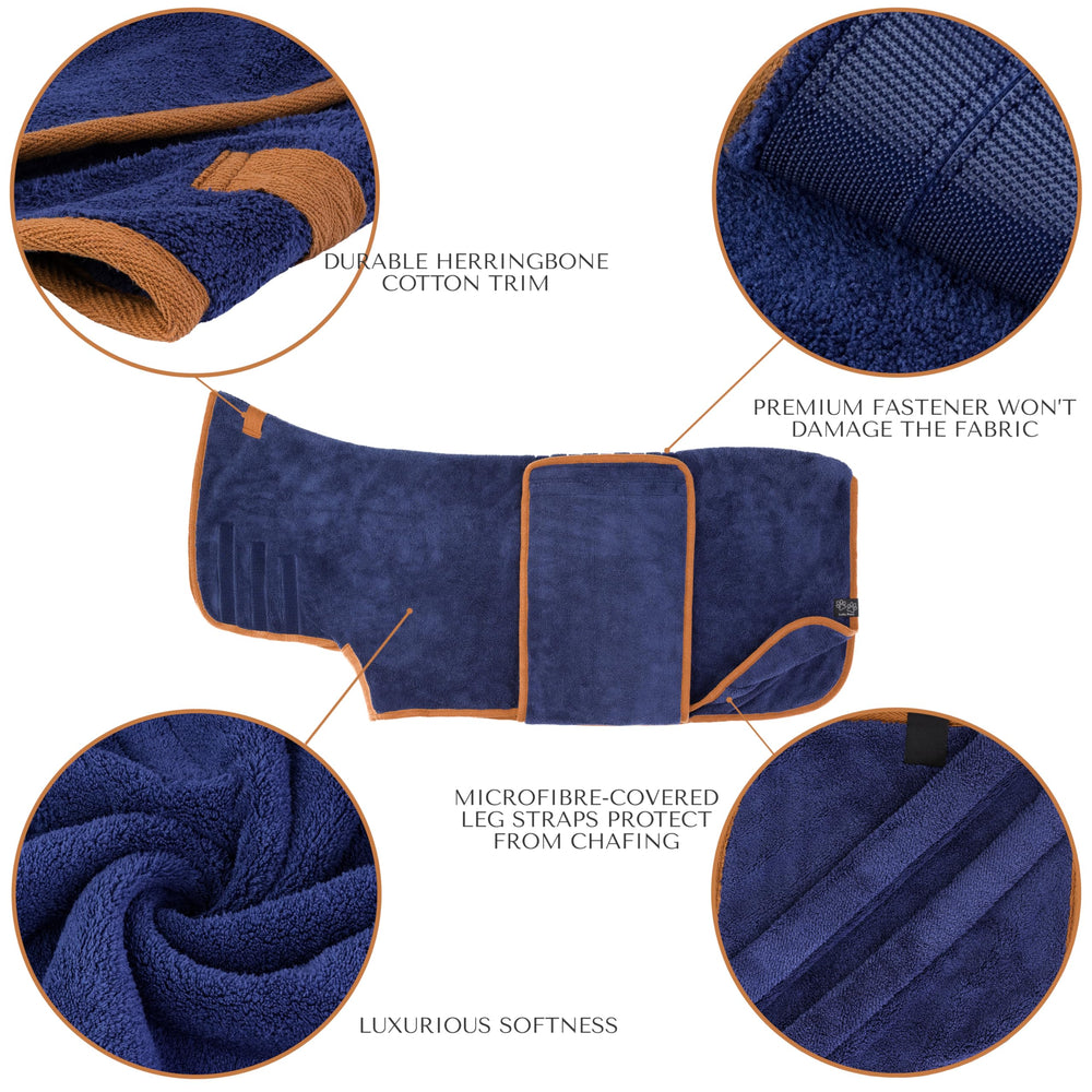 Lucky Pooch microfiber leg straps protect from chafing for comfort