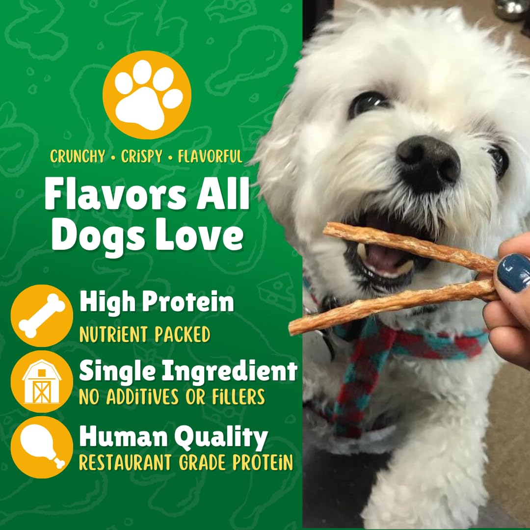 Lucky Premium Treats chicken jerky straws small puppy—gentle bite, easy rewards for puppies.