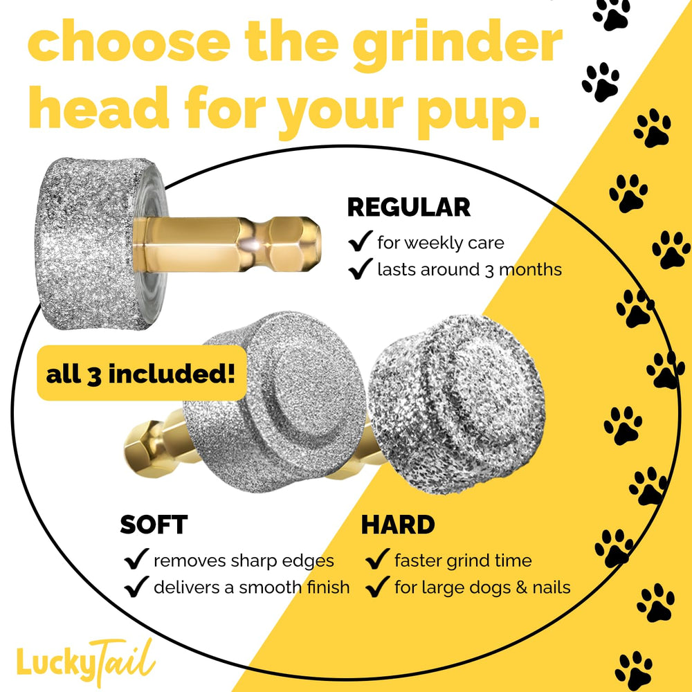 LUCKY TAIL hard head powers through thick nails