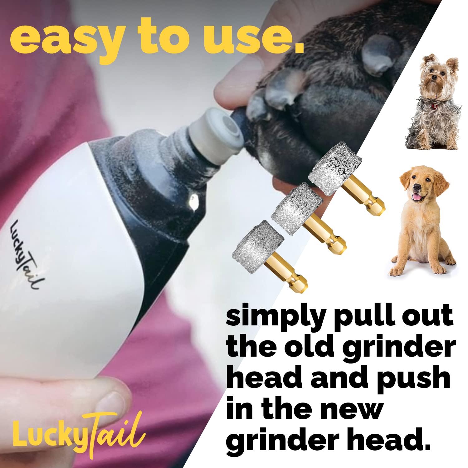 LUCKY TAIL grooming kit with durable components