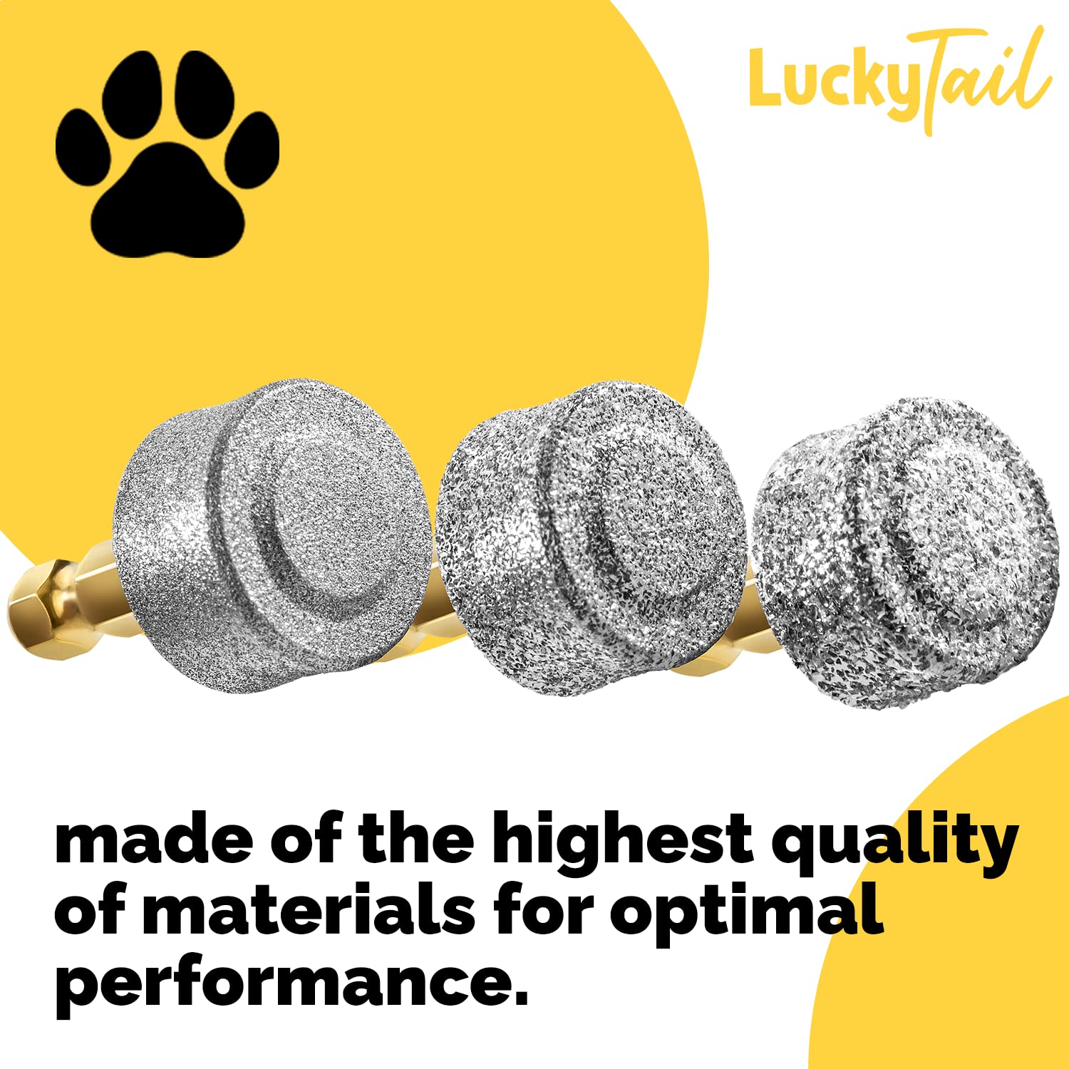 LUCKY TAIL professional dog nail trimmers for at-home grooming