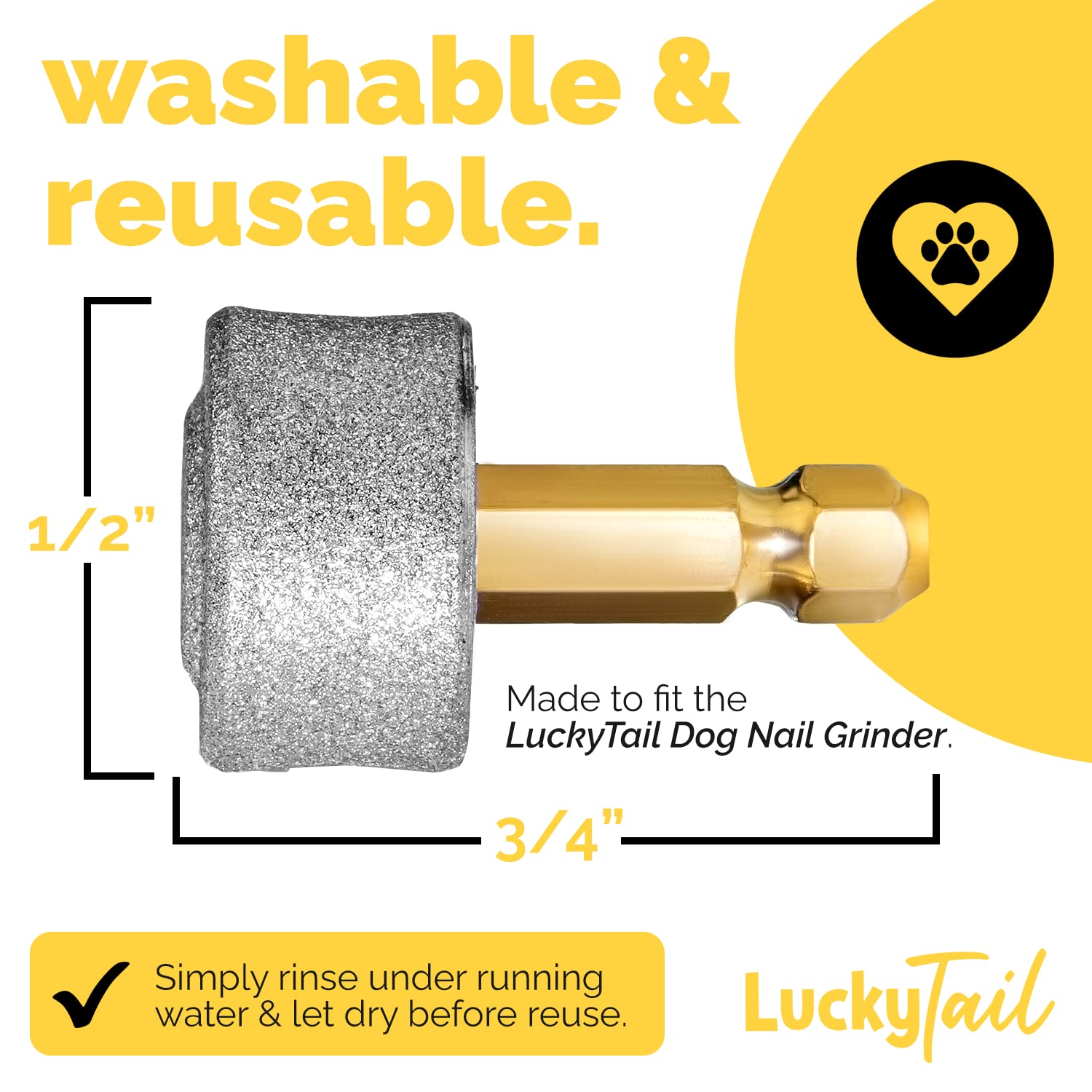 Lucky Tail compact setup suitable for small and large dogs during trimming.