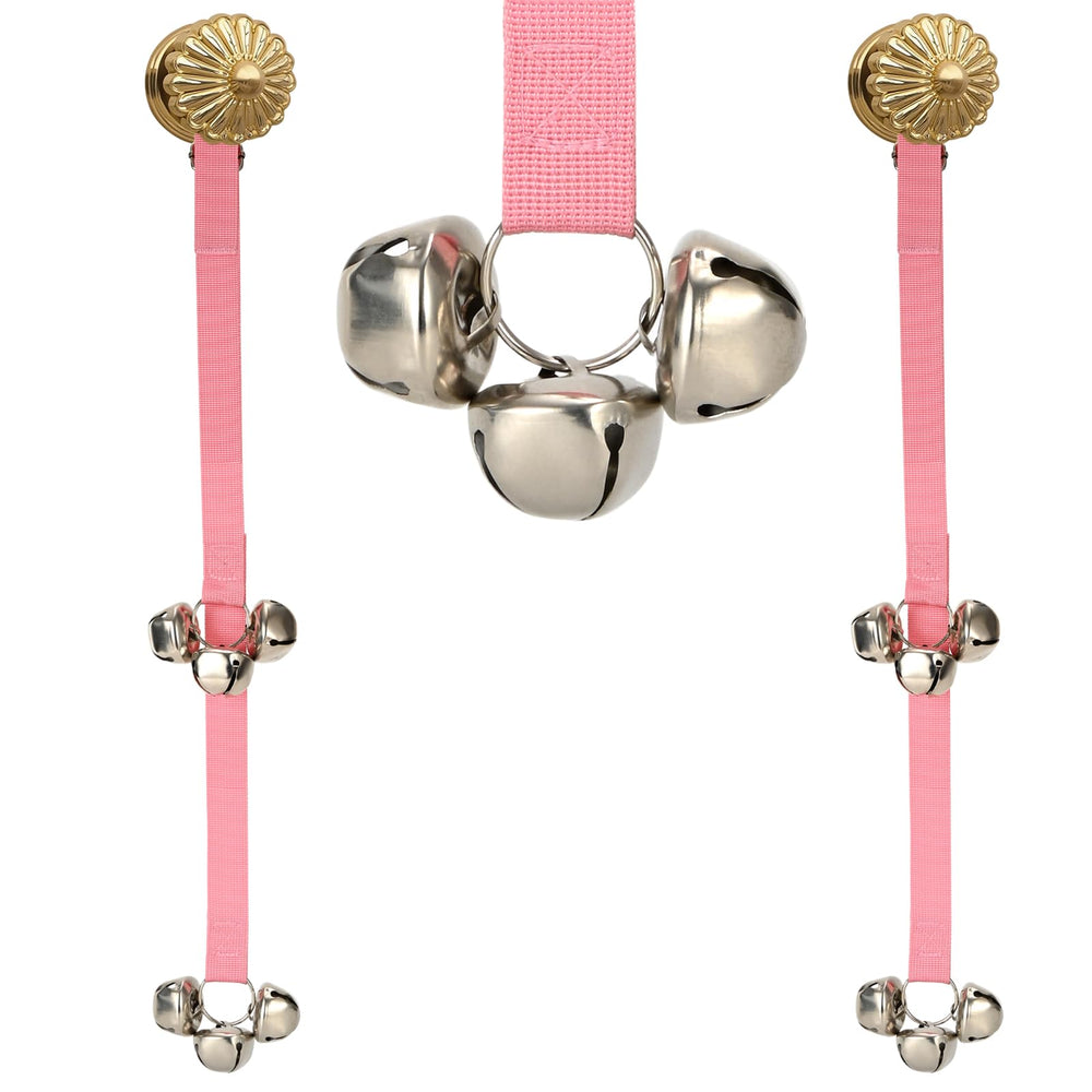 Luckyiren pink door bell close-up showing durable bell design