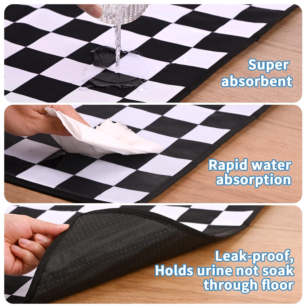 Luckyiren washable puppy pee pad crate-use setup ideal for whelping and bedding areas