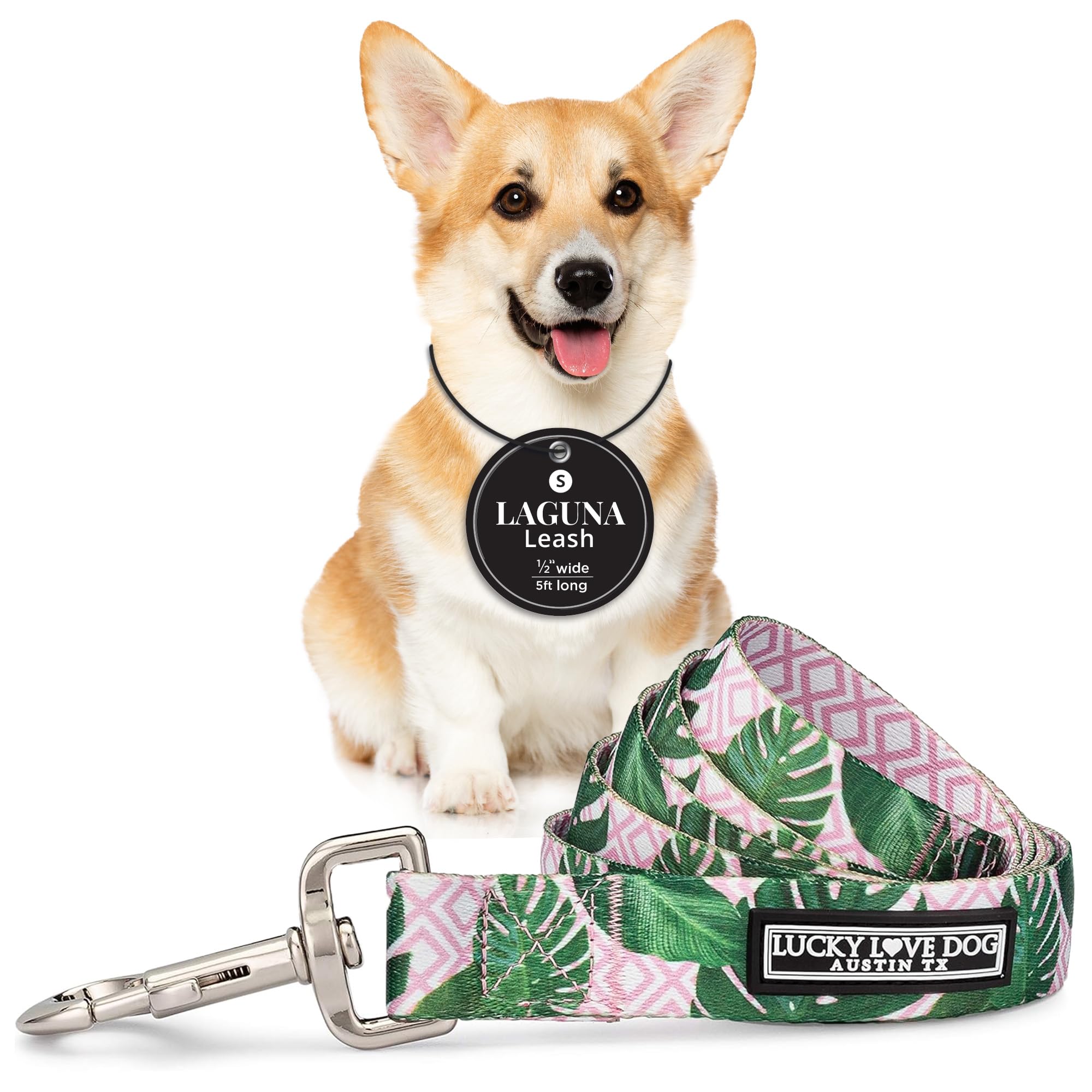 Lucky Love Dog Laguna leash with soft-hand loop for comfortable daily walks