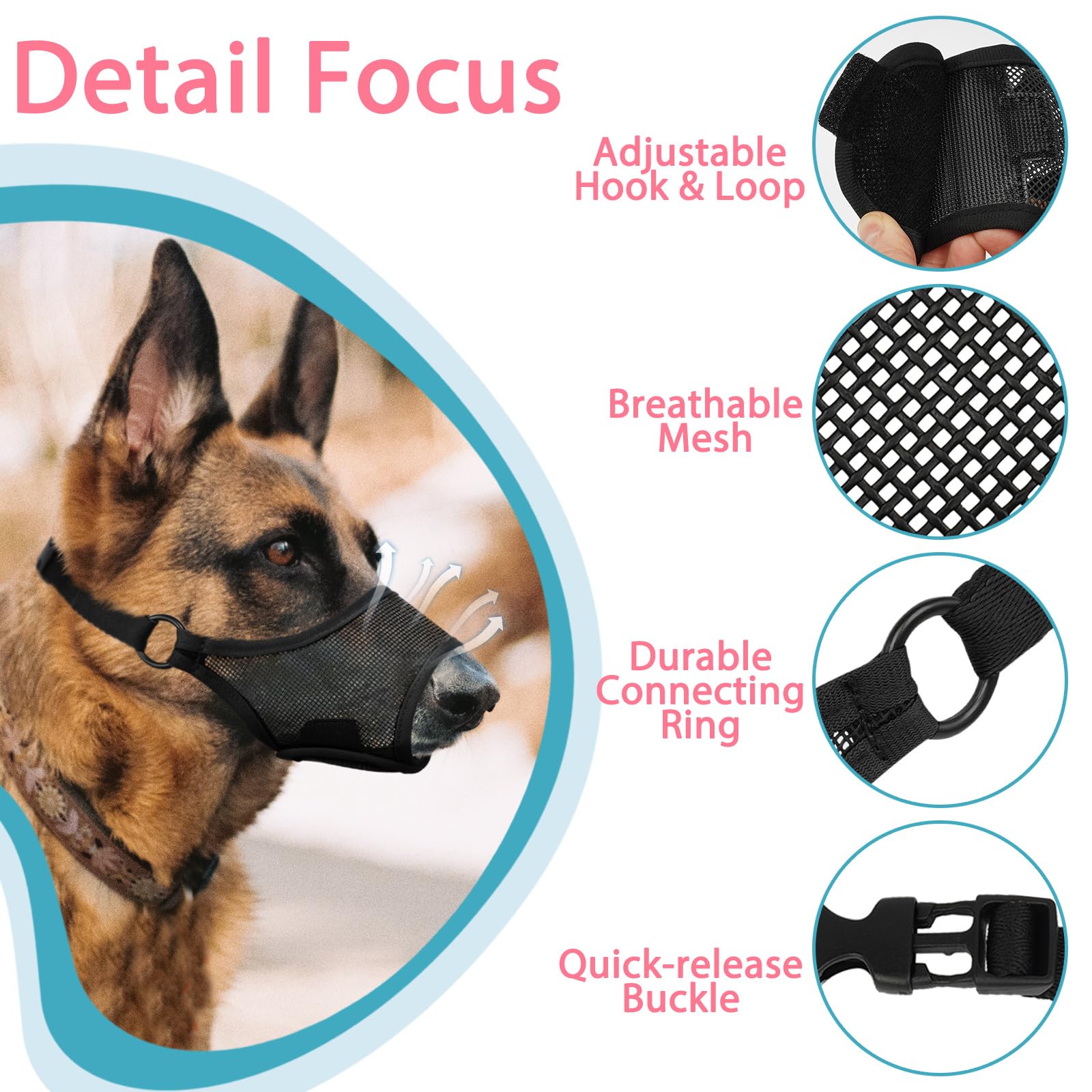 LUCKYPAW dog muzzle video-guide-training supports positive conditioning.