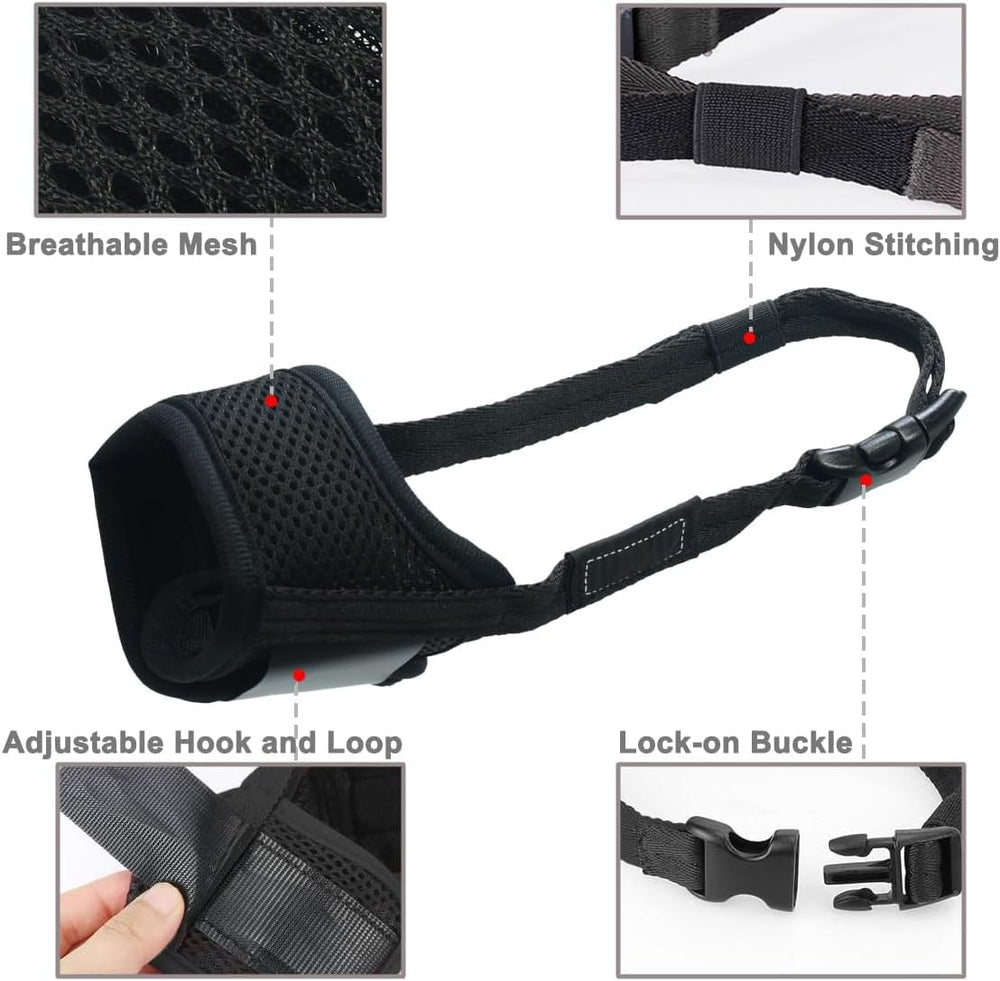 LUCKYPAW muzzle design allows drinking and panting while wearing.