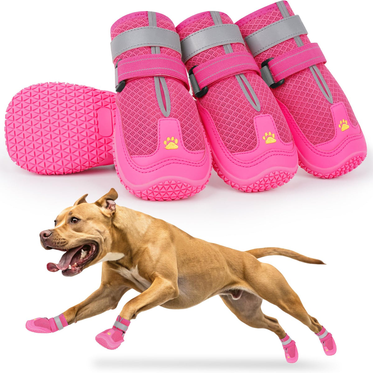 LUCKYPAW zapatos-perro-malla-aire, mantienen las patas frescas durante paseos.