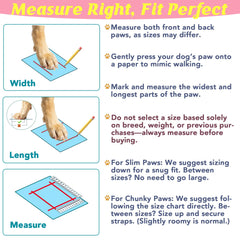 LUCKYPAW zapatos para perro, protección en pavimento caliente gracias a la malla transpirable.