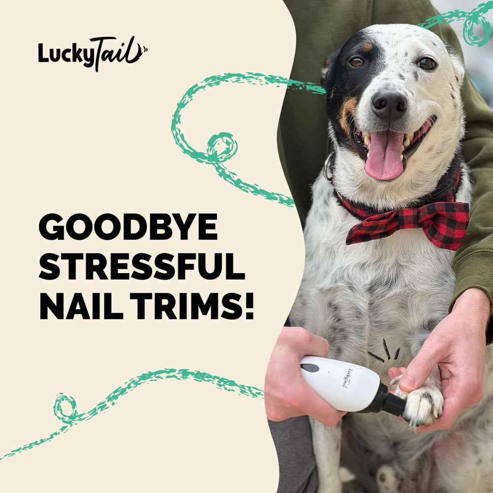 LuckyTail nail grinder ergonomic design supports comfortable handling.
