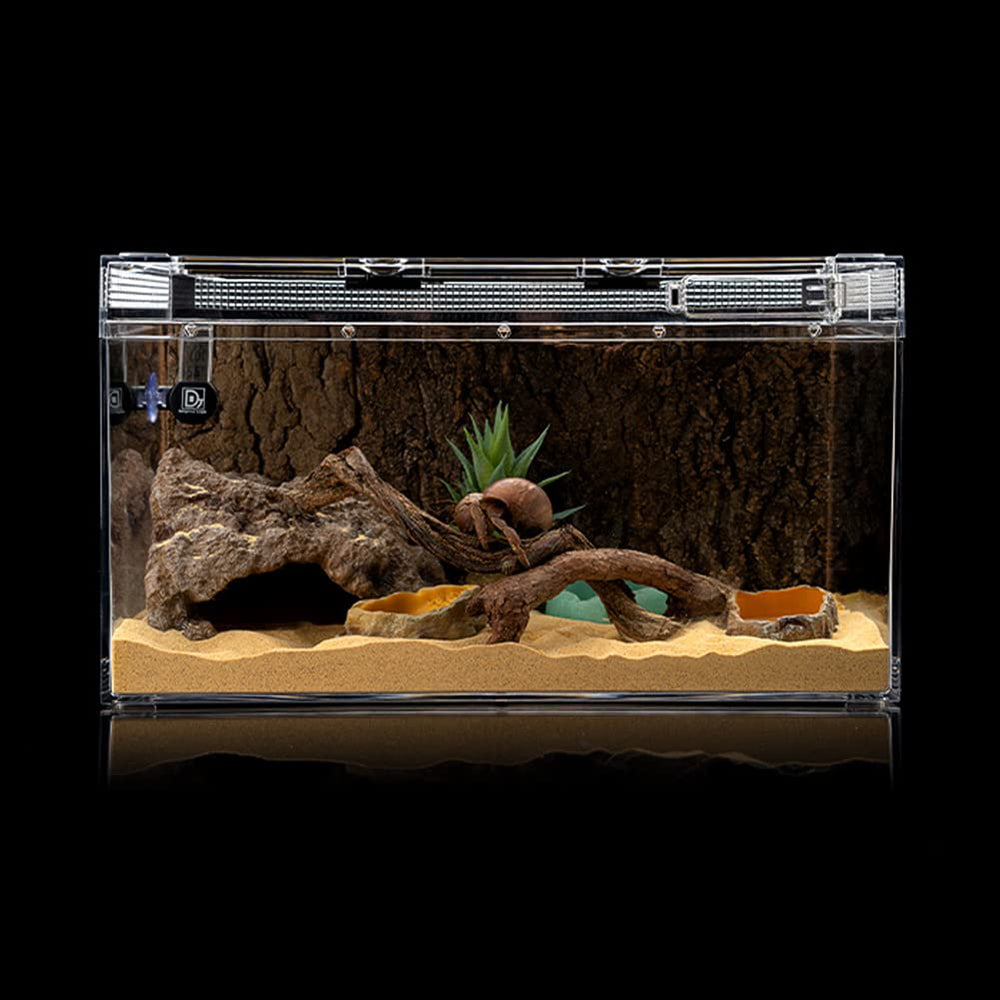 LUCOSIU Rock Cave Right-angle design saves tank space and increases usable area