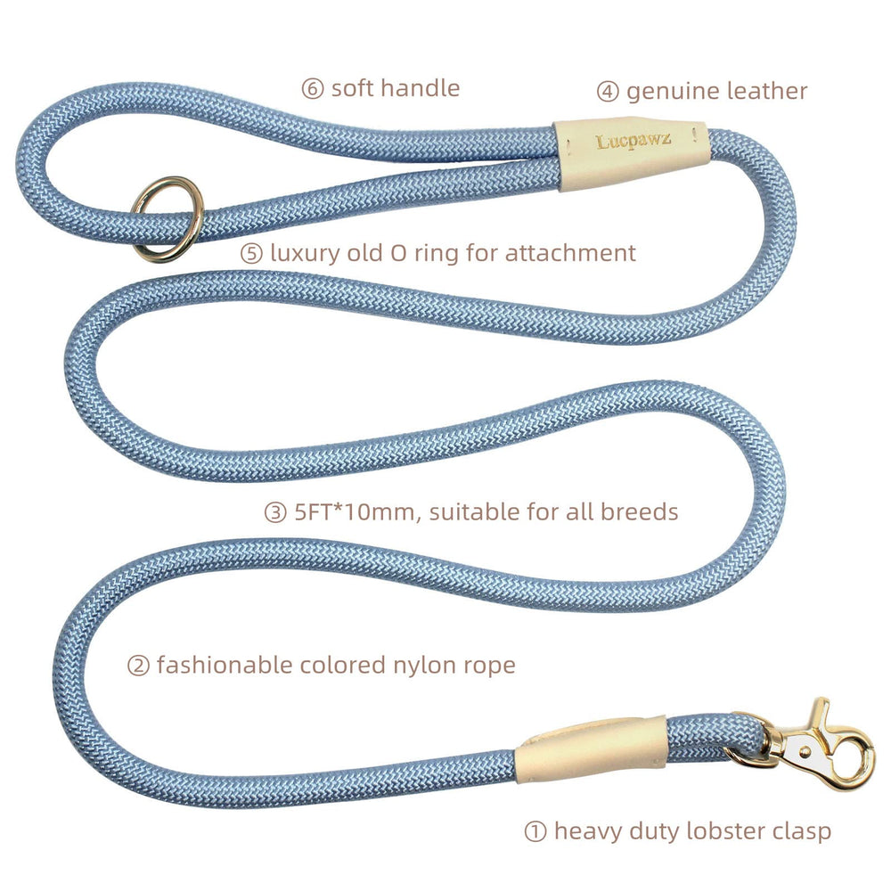 Lucpawz Special Nylon Material closeup highlights durability for long walks and hikes.