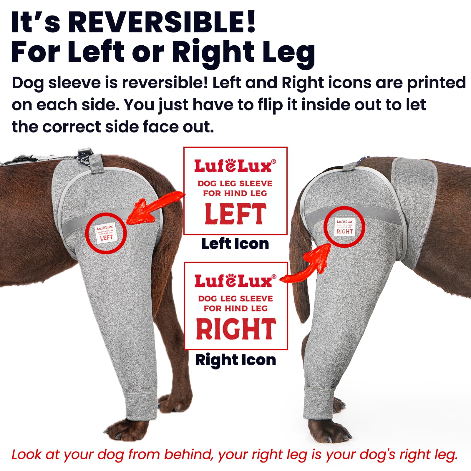 LufeLux leg sleeve breathable organic cotton blend for comfy, irritant-free wear.