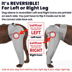 LufeLux leg sleeve breathable organic cotton blend for comfy, irritant-free wear.