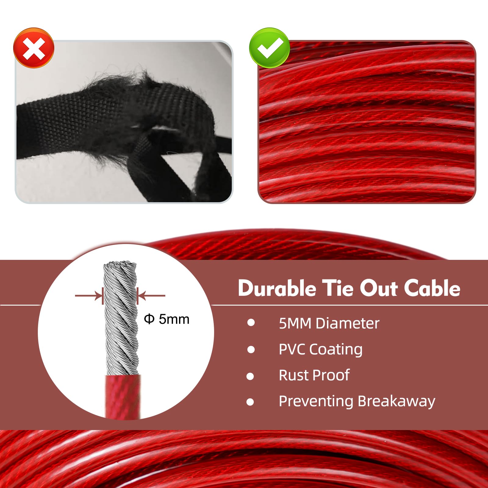 LUFFWELL shock-absorbing lead reduces abrupt jerks