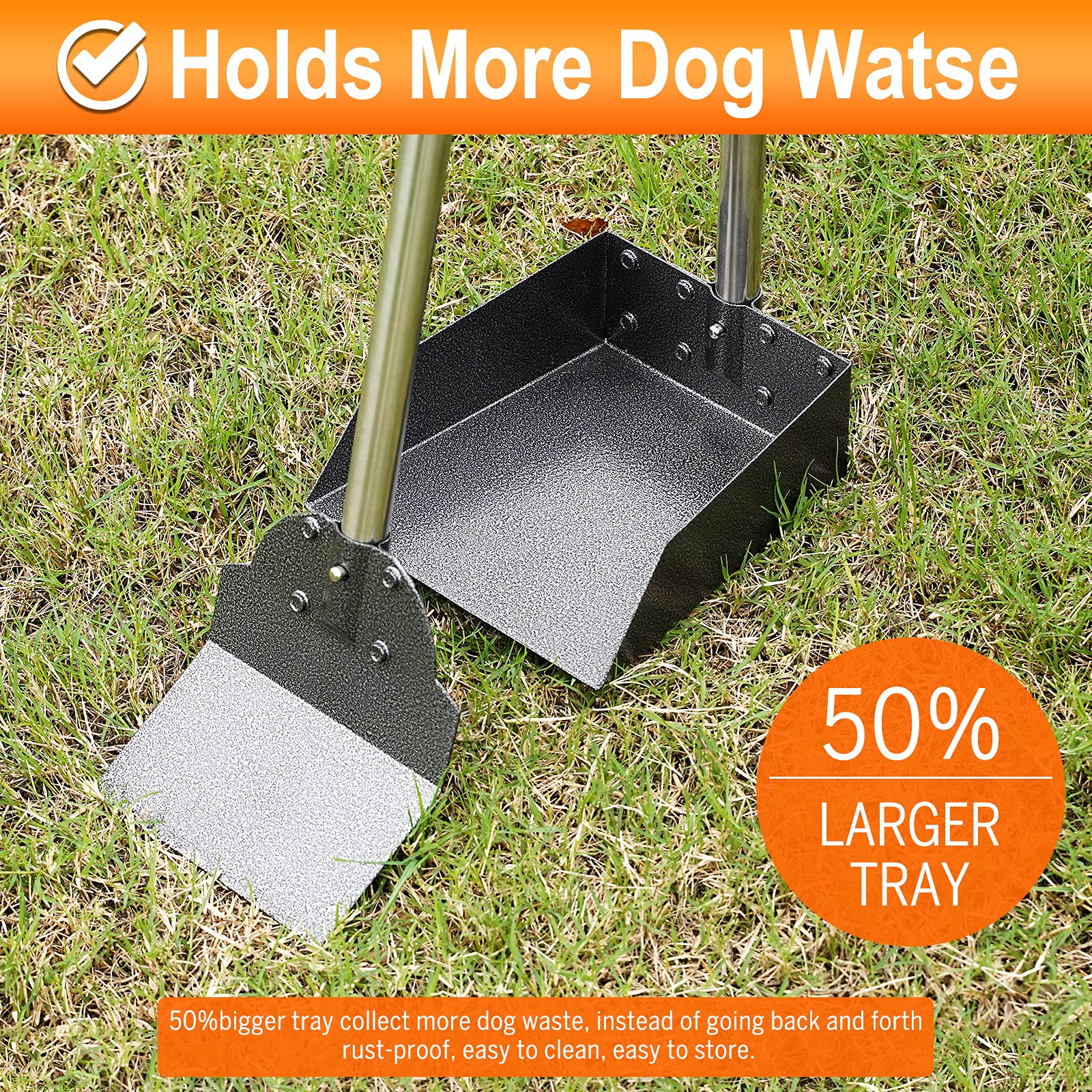 LUFFWELL versatile surface use for grass, dirt, gravel cleanup.