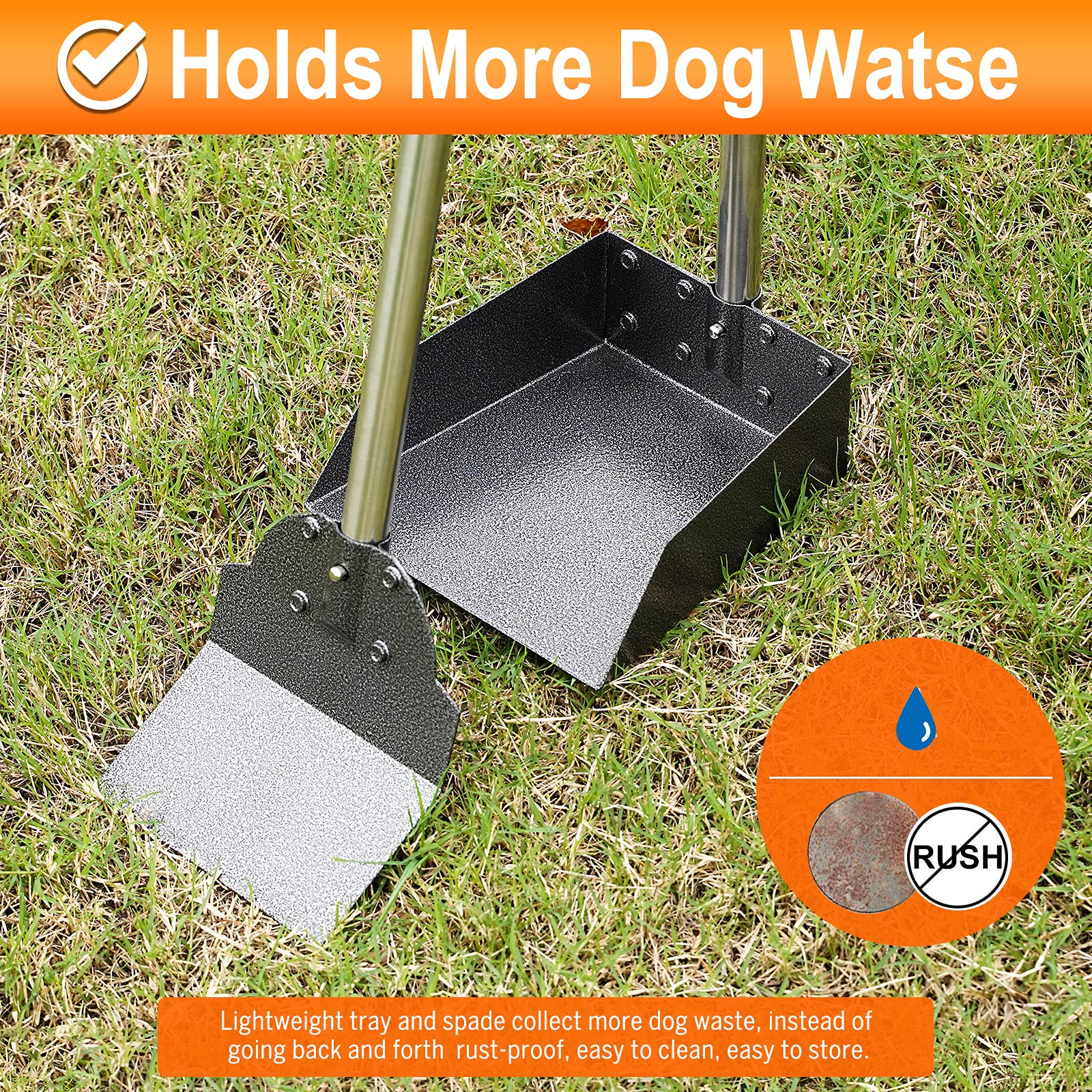 LUFFWELL rustproof coating image emphasizes easy cleaning after outdoor messes.