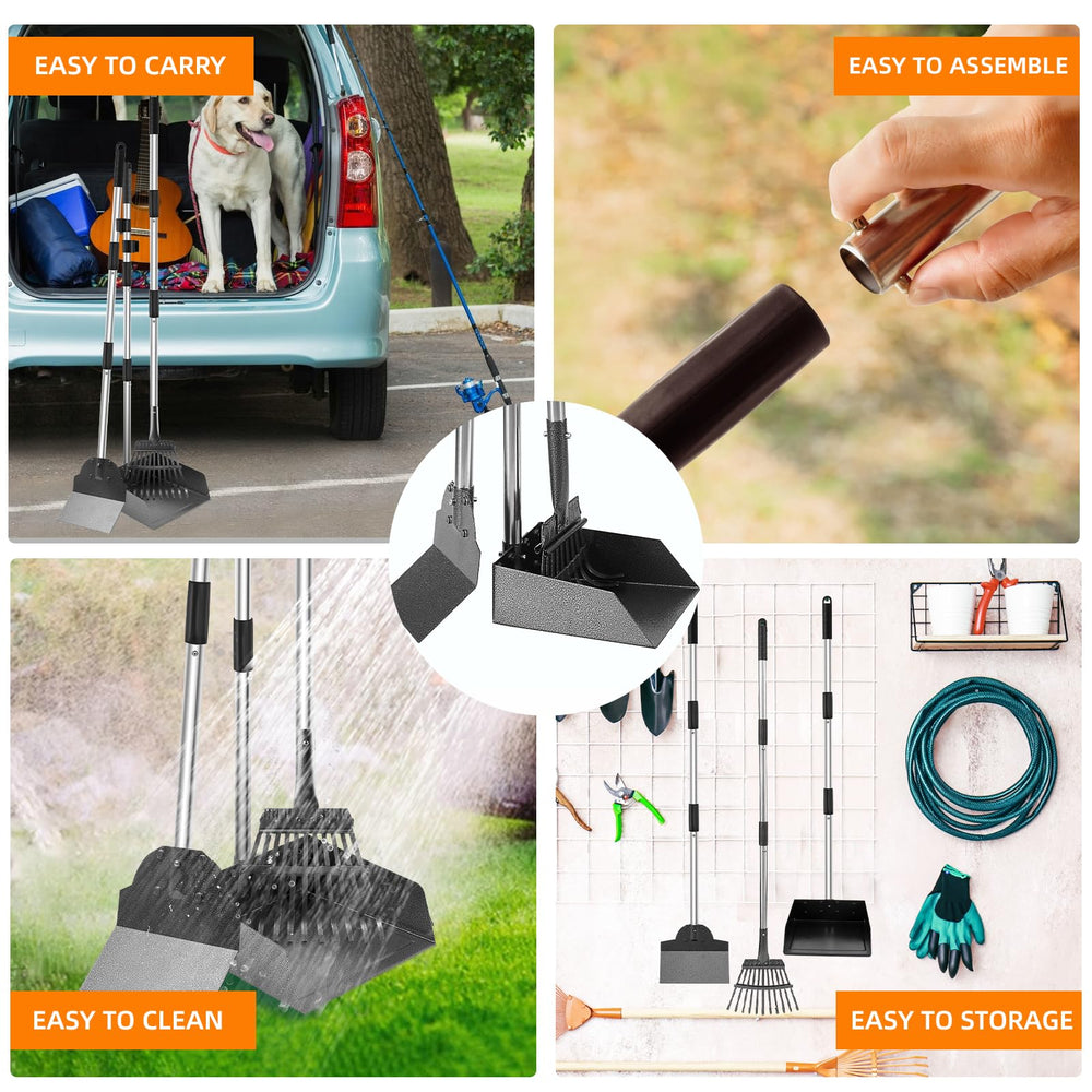 LUFFWELL three-piece clip-system provides secure, easy storage.
