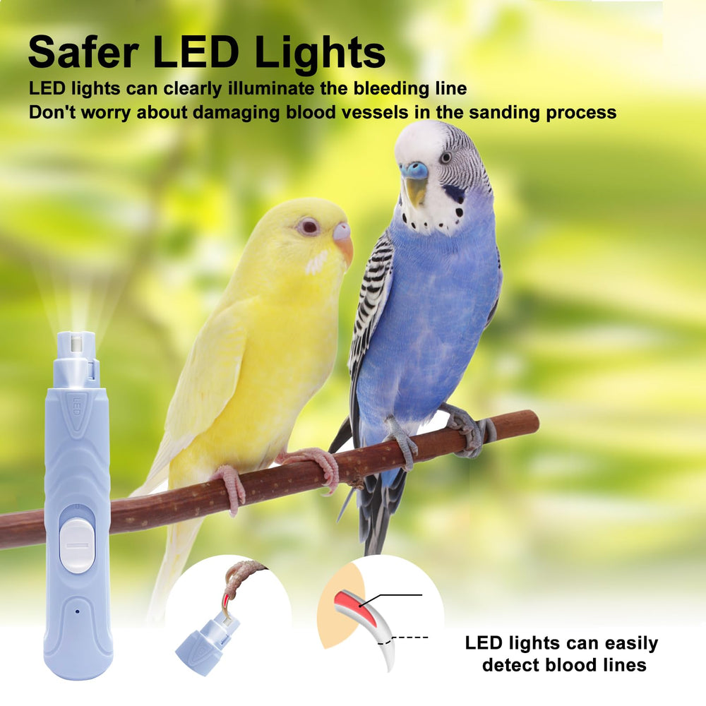 LUKHMELF LED blood-line light shows safe trimming for birds