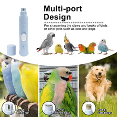 LUKHMELF bird nail grinder operates quietly for peaceful sessions