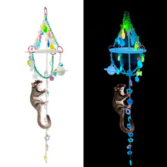 LUKHMELF glow-planet-moon sugar glider toy glows for nighttime exploration