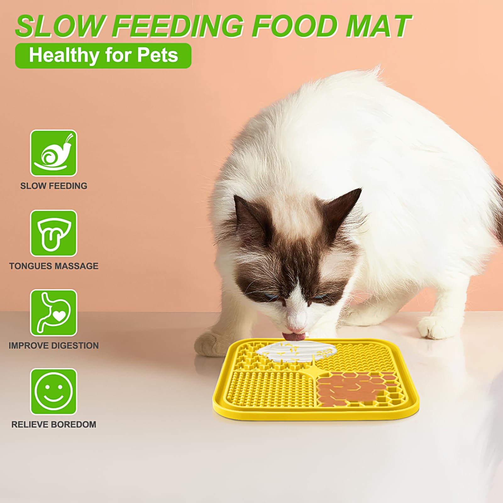 LUKITO lick mat detail highlighting dishwasher-safe design for easy cleanup