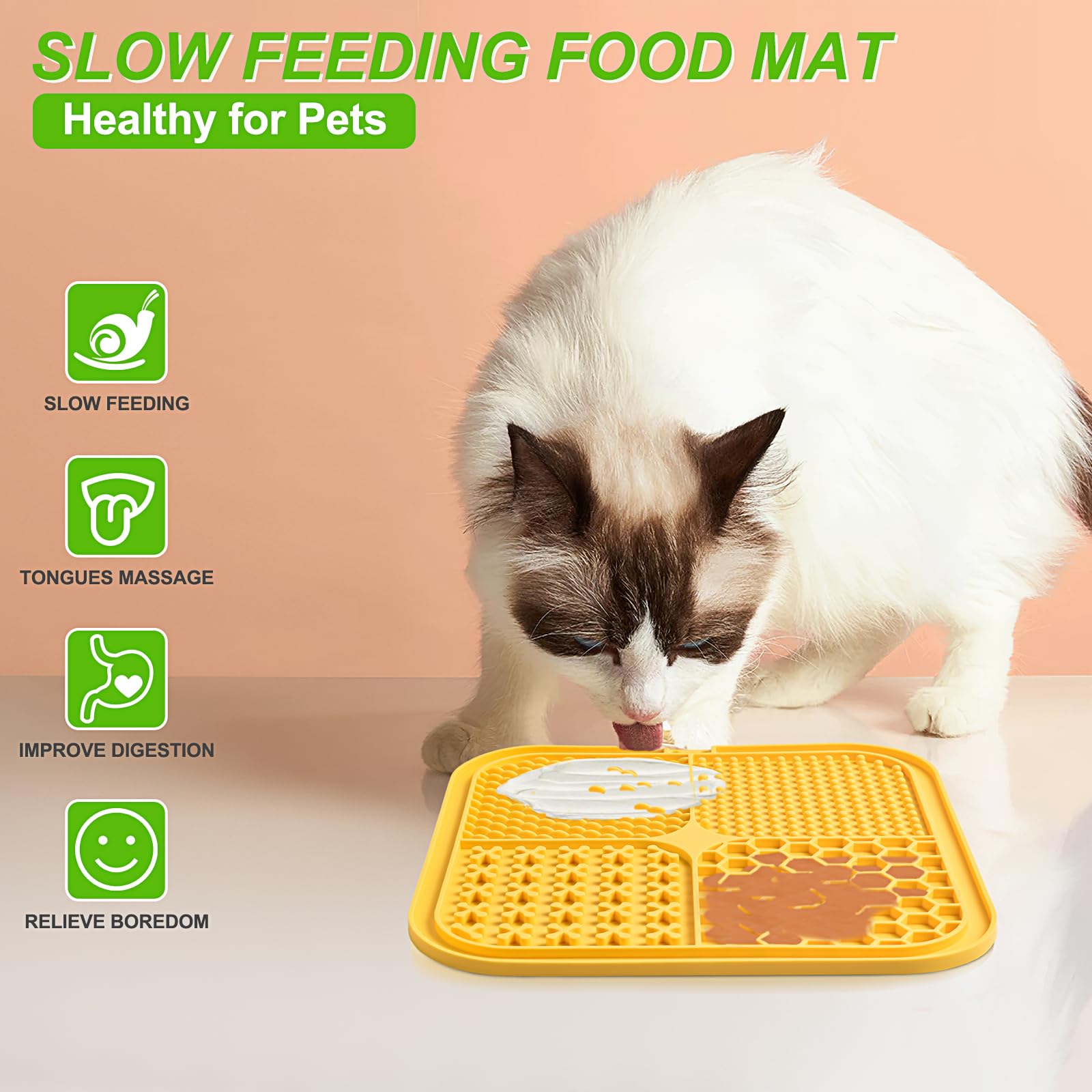 LUKITO cat peanut butter lick pad emphasizes boredom relief and enrichment