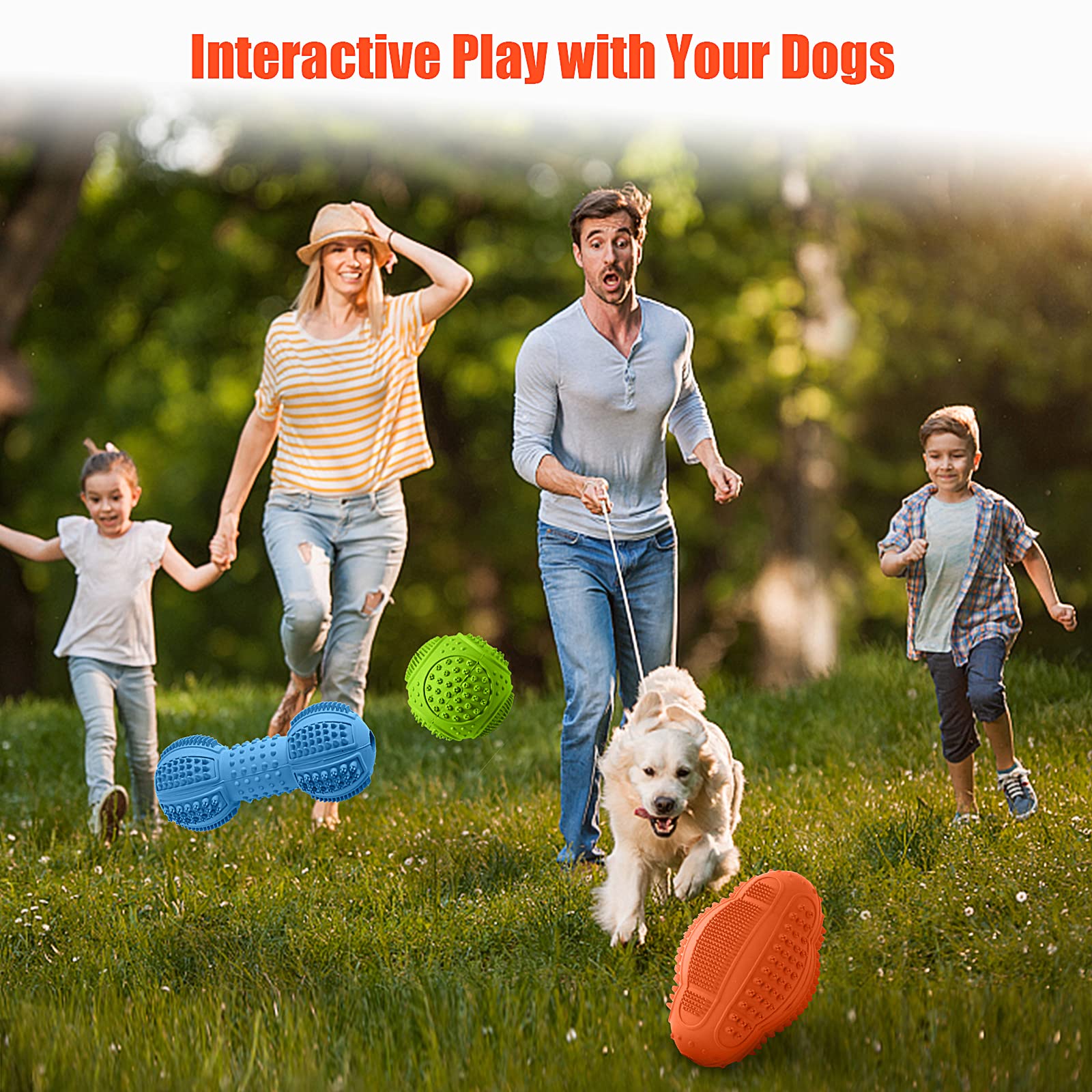 LUKITO 3-pack dog toy as a thoughtful gift for dogs.