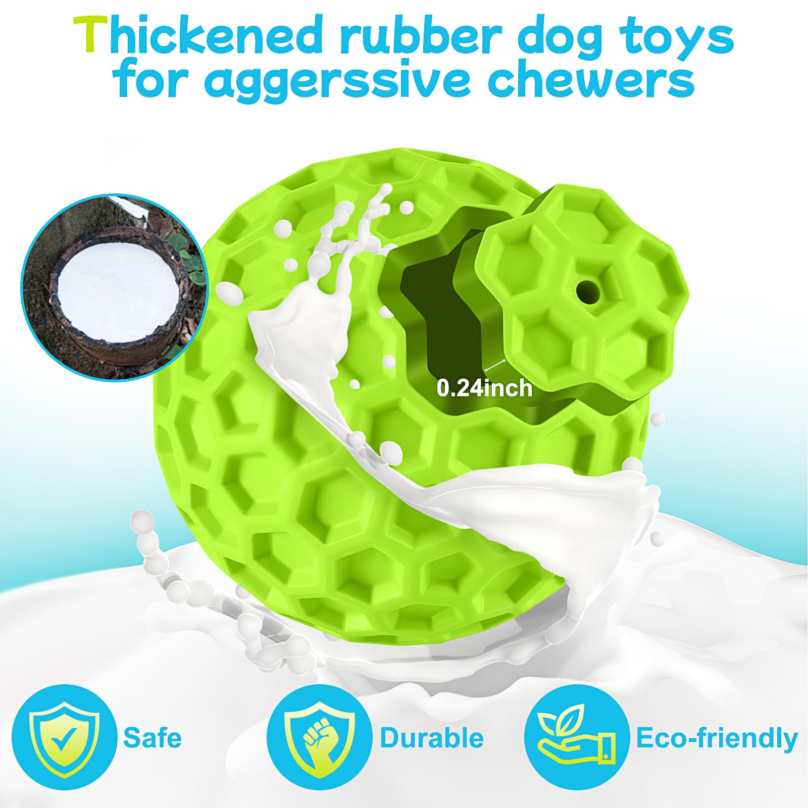 LUKITO interactive squeaky ball floats in water for pool or beach play.