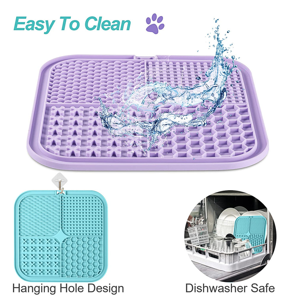 LUKITO lick mat two-pack offers value for busy, multi-pet households.