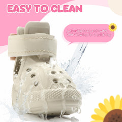 Lukovee dog shoes demonstrate easy-on, easy-off design